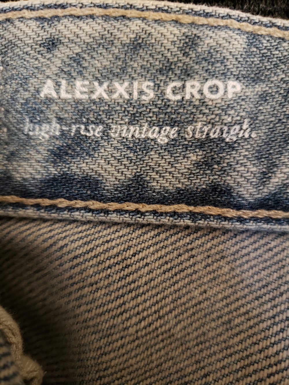 AG Adriano Goldschmied Alexxis Crop Vintage High-Rise Straight Jeans - Picture 2 of 3